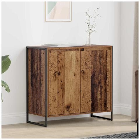 Mobile laterale Legno vecchio 79 x 36 x 75 cm Legno multistrato - Foto 2