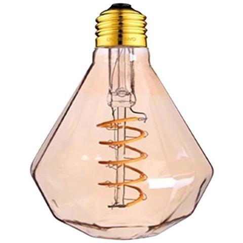 Lampadina A Filamento Led Giallo Caldo 3w 2200k, Base E27 Edison, 220v Dimmerabile - Foto 1