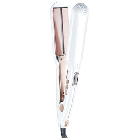 Piastra Per Capelli Professionale In Ceramica Tormalina Con Temperatura Regolabile E Cavo Girevole A 360° White - Foto 2