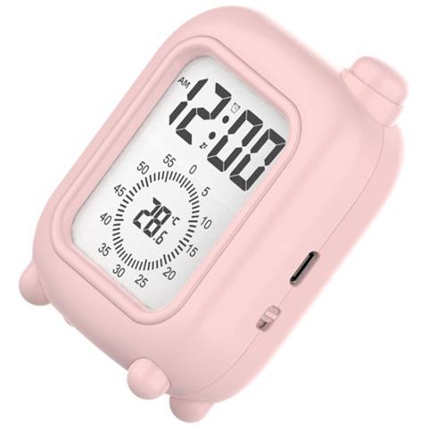 Sveglia A Valigia Ricaricabile Con Timer Visivo Per Studio Focalizzato Pink - Foto 2