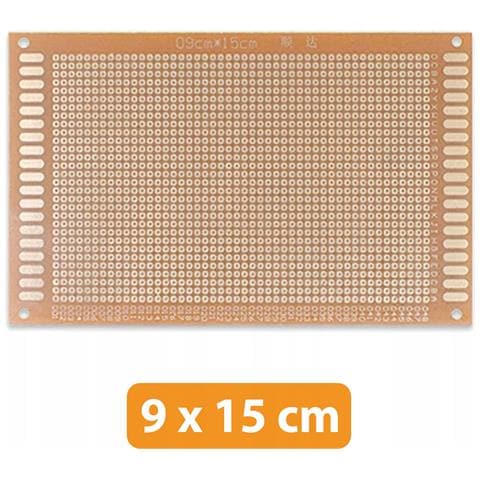Piastra Prototipo Universale Monofacciale 90x150 Mm - Montaggio Tht | Fori 2,54 Mm | Elettronica Saldatura - Foto 2