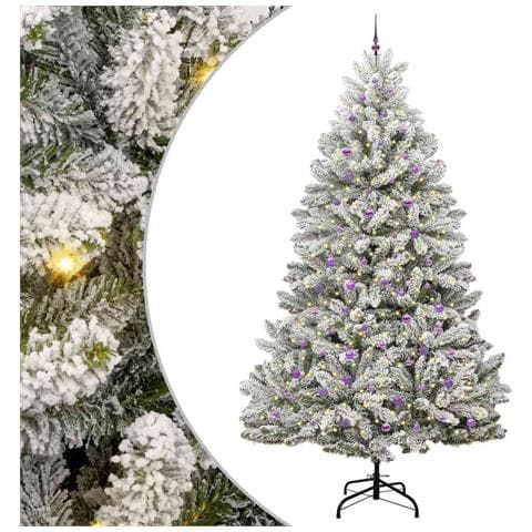 Albero di Natale artificiale con 300 LED Verde e Bianco 300 cm - Foto 1