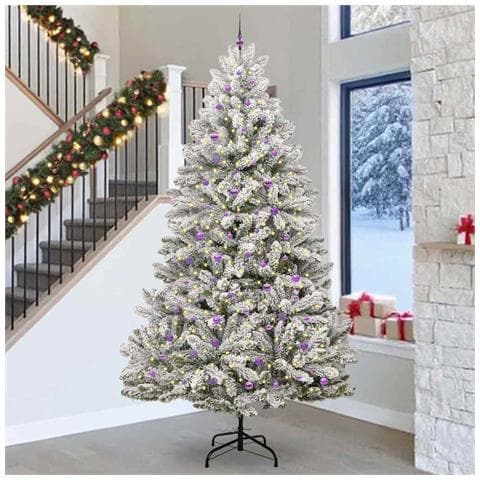 Albero di Natale artificiale con 300 LED Verde e Bianco 300 cm - Foto 2