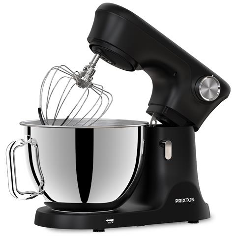Frullatore Impastatrice Kr350 2000w Con Ciotola In Acciaio Inossidabile Da 8 L, 6 Velocità + Controllo Manuale, Impastare Mescolare E Montare, Accessori In Alluminio E Acciaio Inossidabile - Foto 3