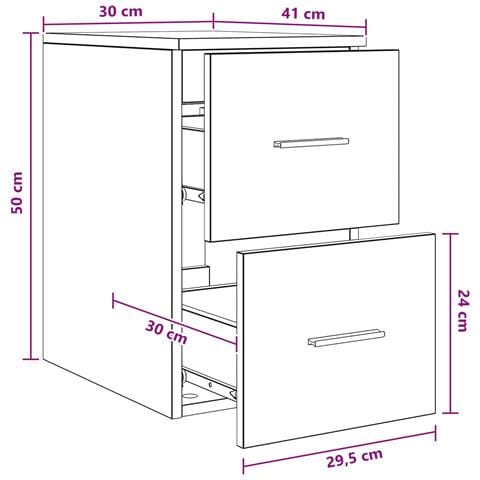 Armadio Bagno In-between Legno antico 30 x 41 x 50 cm - Foto 6