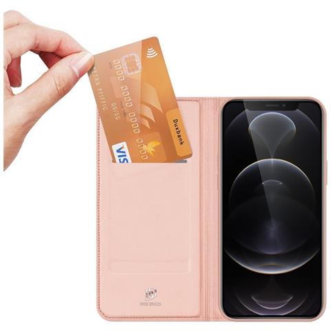 Skin Pro Bookcase Tipo Custodia Iphone 13 Pro Max Rosa - Foto 2