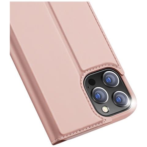 Skin Pro Bookcase Tipo Custodia Iphone 13 Pro Max Rosa - Foto 1