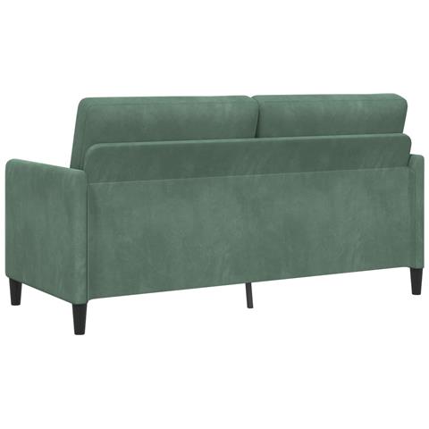 Set di Divani con Storage 2 pz Verde Mare Poliestere - Foto 2