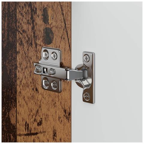 Armadio per Lavabo da Bagno ZWOLLE Legno antico - Foto 9