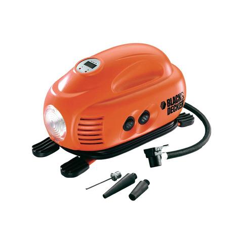 Compressore Portatile per Auto e Moto Nera e Rossa 12 V 8.3 Bar ASI200-XJ - Foto 2