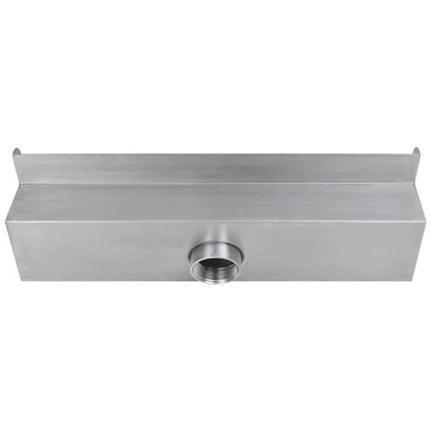 Cascata Per Laghetto Rettangolare In Acciaio Inossidabile 45 Cm E Led - Foto 9