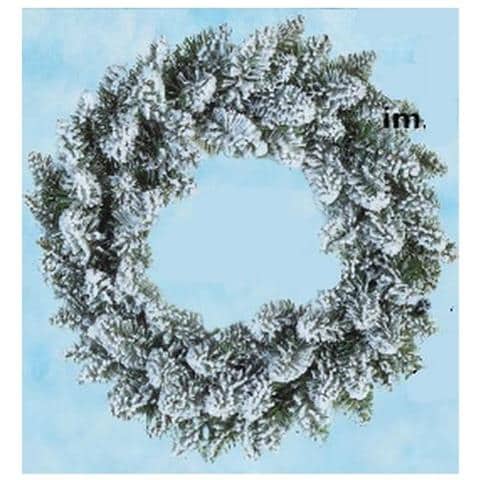 Pinetto Innevato 45cm Con Base In Juta Addobbi Natale Albero - Foto 2