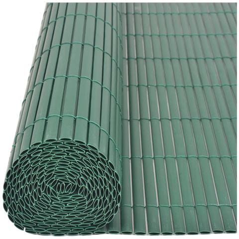 Recinzione da Giardino a Doppio Lato in PVC 90x300 cm Verde - Foto 5