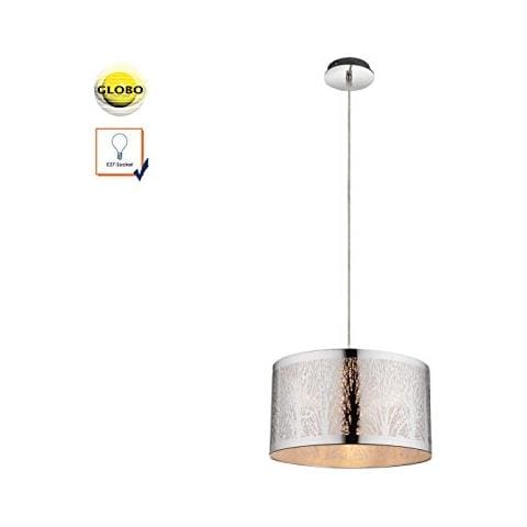 Suspension Chrome Acier Inoxydable - Diametre 30 Cm - Hauteur 12 Cm - Nickel Mat - Foto 1