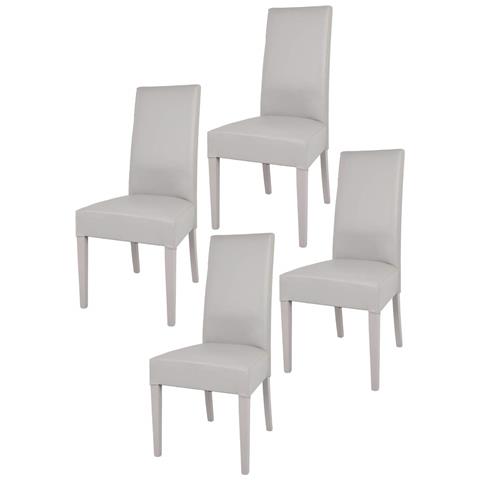 Seduta e Schienale Imbottiti e Rivestiti in pelle artificiale colore marrone struttura in legno di faggio color Wengé Tommychairs Sgabello alto e moderno modello Luisa per cucina e bar 