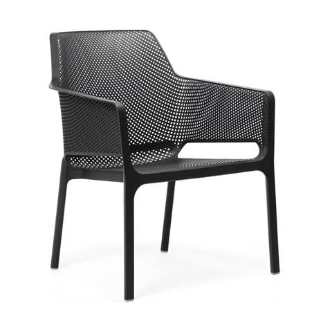 Poltrona Relax Net In Polipropilene Fiber-glass Antracite - Foto 1