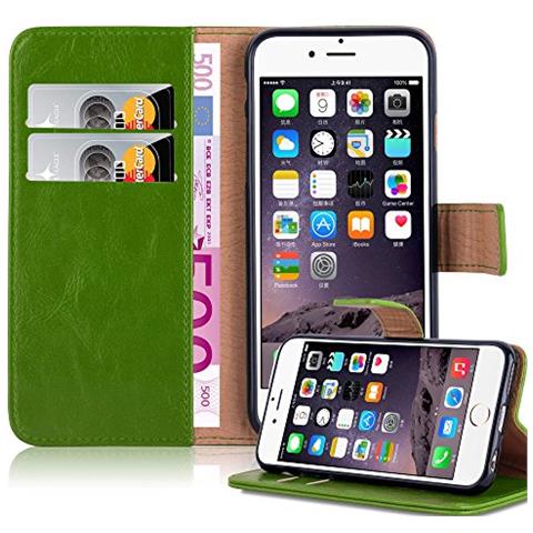 Cadorabo Custodia Compatibile Con Apple Iphone 6 / Iphone 6s In Verde Erbe - Coperchio Protettiva Con Chiusura Magnetica, Funzione Stand E Tasca Per Le Carte - Foto 1