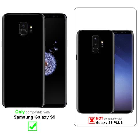 Custodia Compatibile Con Samsung Galaxy S9 In Blu Fiore - Coperchio Protettivo In Design Floreale Con Chiusura Magnetica, Funzione Stand E Slot Per Carte - Foto 11