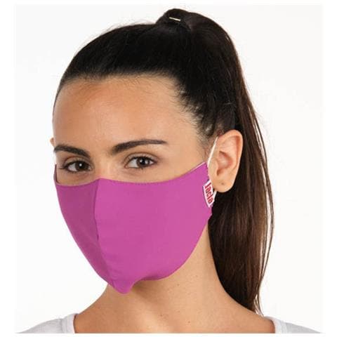 Maschera In Tessuto Adulto Rosa - Foto 1