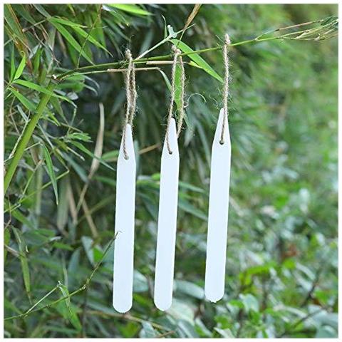 100pcs Impianto Etichette Markers 12cm Da Giardino In Plastica Tag Nurvey Seed Etichetta Con Foro Perfetto Per Gli Amanti Di Giardinaggio - Foto 4