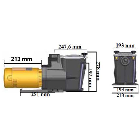 Pompa Di Filtrazione 1 Hp, 15,5 M3 / H Mono 2 \ "" - Sp2611xe161 - Foto 2