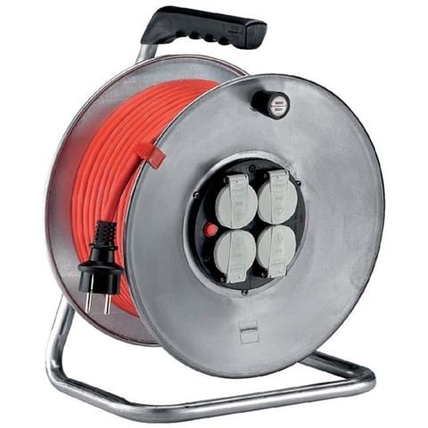 Avvolgicavo Silver 25m (ip44, Cablepilot), Made In France - Foto 1