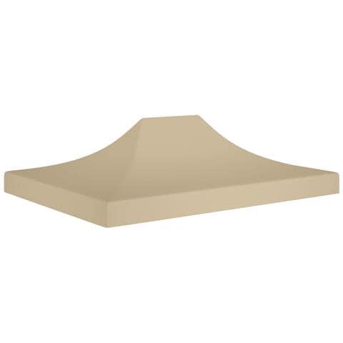 Tetto per Tendone per Feste 4,5x3 m Beige 270 g / m² - Foto 1