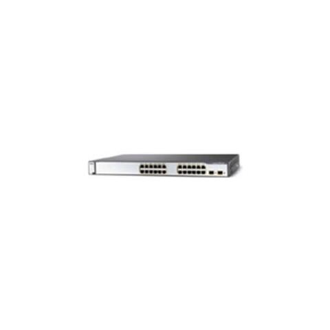 Ethernet Switch Cisco Catalyst 3750-24TS 24 Porte Gestibile - 24 x RJ-45 - 2 x Slot espansione - 10Base-T, 10/100Base-TX - Parato montabile, Desktop - Foto 2