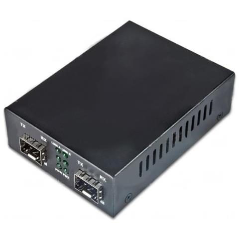 LWC-SFP-SFP 1000Mbit / s Modalità singola Nero convertitore multimediale di rete - Foto 1