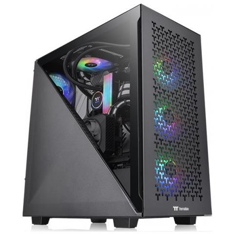 Case Divider 300 TG Middle Tower ATX Colore Nero (Finestrato)  - Foto 1