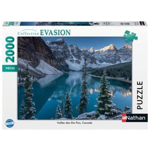 Puzzle 2000 Pezzi - Valle Dei Dieci Picchi, Canada - Foto 1