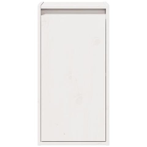 Pensili 2 Pz Bianchi 30x30x60 Cm In Legno Massello Di Pino - Foto 10