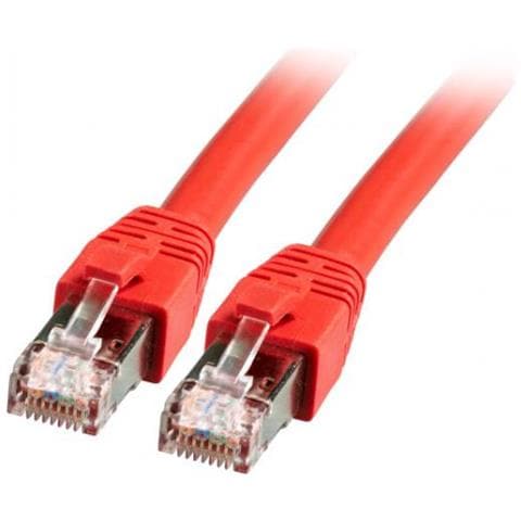 Efb Elektronik K5528rt. 1 Cavo Di Rete Rosso 1 M Cat8.1 S /ftp (s-stp) - Foto 1