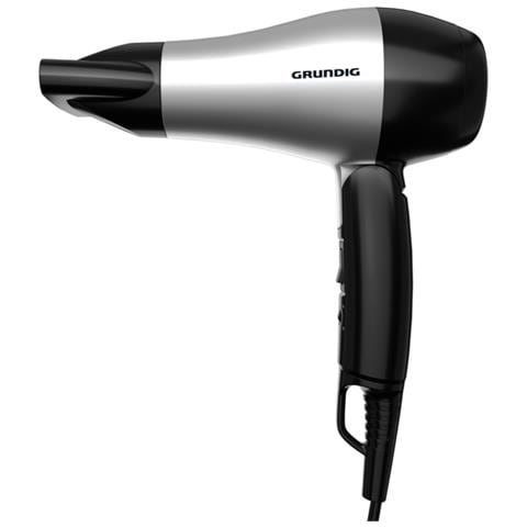 Grundig Hd 2200 Asciuga Capelli 1200 W Nero, Argento - Foto 4