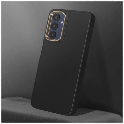 Cover Per Samsung Galaxy A25 5g Rigida Bordo Fotocamera Metallizzato - Foto 2