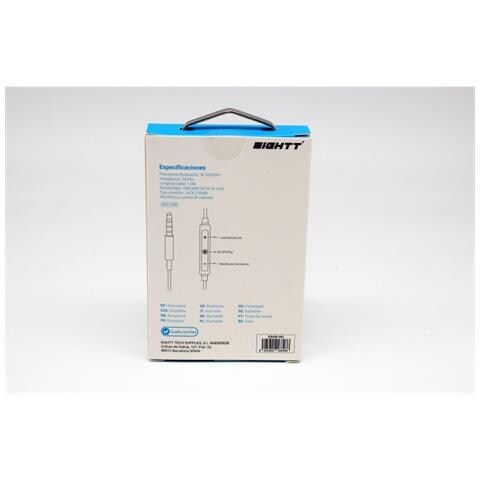 EAUR-HU cuffia e auricolare Cuffie Cablato In-ear Musica e Chiamate Bianco - Foto 2