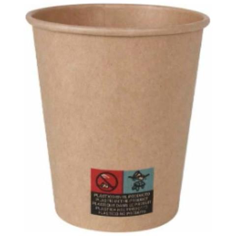 Set Di Bicchieri Cartone Monouso 10 Unità 250 Ml (100 Pezzi) - Foto 2