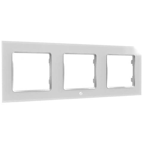 Cornice Per Interruttore Con 3 Staffe Per Interruttore A Parete - - Foto 1