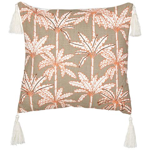 Set Di 2 Cuscini Melobesia Cotone 45 X 45 Cm Multicolore Trama Di Piante - Foto 2