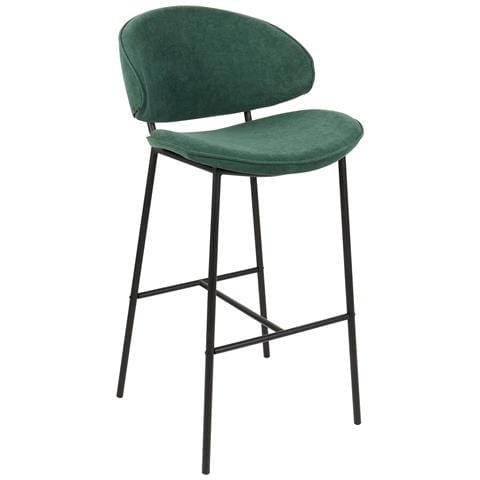 Set Di 2 Sedie Alte Kiana Verde Scuro - Foto 2