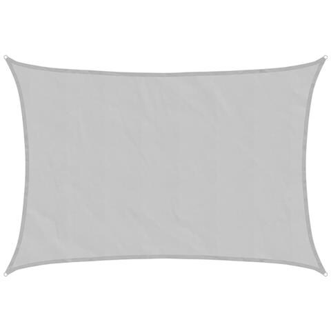Vela Parasole Grigio Chiaro 4,5x3 M 100% Poliestere Oxford - Foto 2