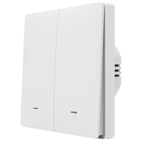 Interruttore A Parete Con Pulsante Intelligente   2 Gruppi 1 Via - Foto 1