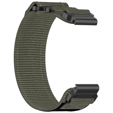 Cinturino Per Orologio Garmin Con Adesivo Magico In Nylon A Sgancio Rapido Da 20 Mm Grey - Foto 2