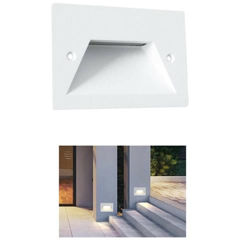 Segnapasso Faretto Da Giardino 3w Luce Naturale Segnapassi Incasso Es49bn - Foto 1