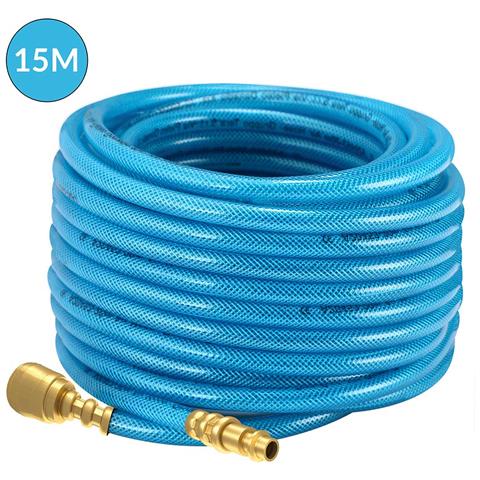 Tubo ad Aria Compressa Compressore Tubo a Pressione Attacco Semplice Veloce 15m - Foto 1