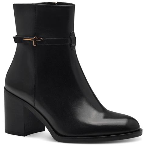 Heeled Boots Stivaletti Pelle Scarpe Donna Nero Eu 36, 1-25319-43 001 - Foto 1
