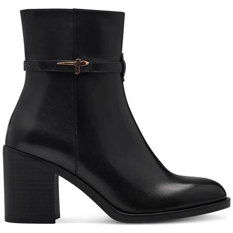 Heeled Boots Stivaletti Pelle Scarpe Donna Nero Eu 36, 1-25319-43 001 - Foto 2