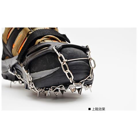 Ramponi Da Ghiaccio Antiscivolo - Gomma Nera [denti Bianchi] Taglia Unica (veste 36-44) Black - Foto 4