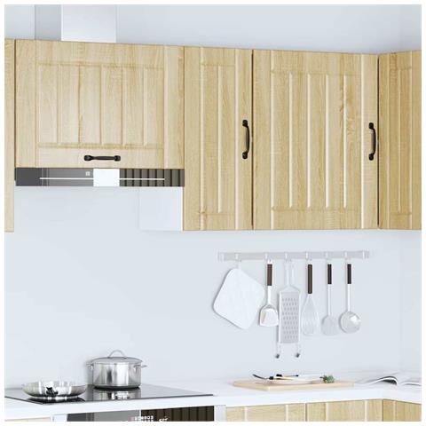 Pensile Da Cucina Lucca Rovere Sonoma In Legno Multistrato - Foto 3