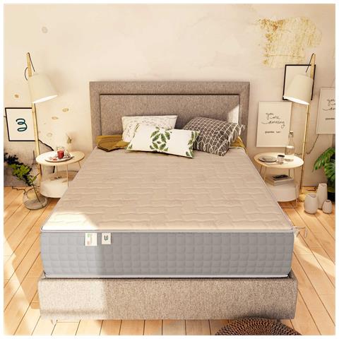 Materasso Molle e 3 Cm Memory Altezza 25 Cm Luxury Matrimoniale 170x190 cm - Foto 5